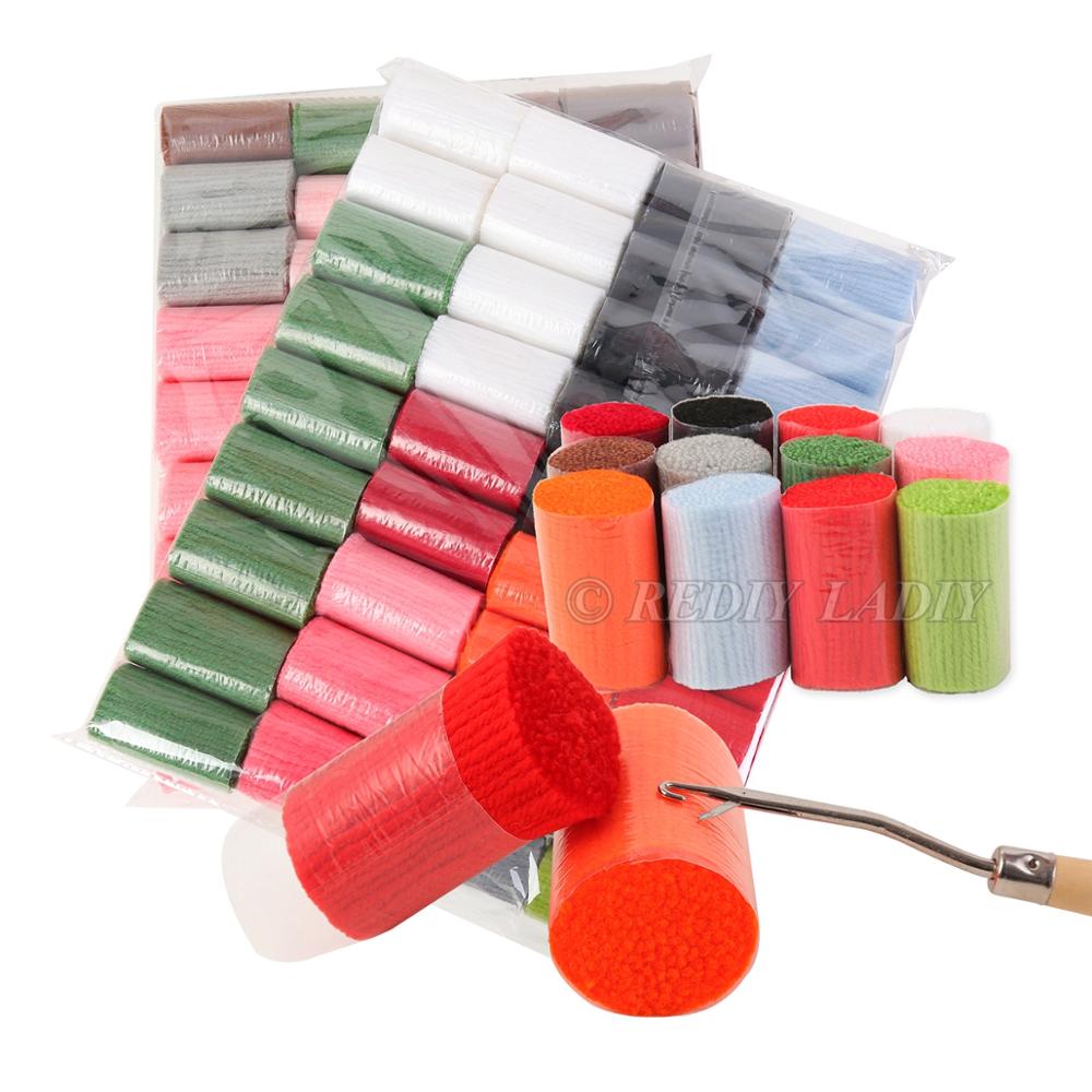 Latch Hook Kits King of Lion Chunky Yarn Embroidery Crocheting Tapestry Kits Needlework Arts & Crafts DIY Carpet Rug 85*58cm