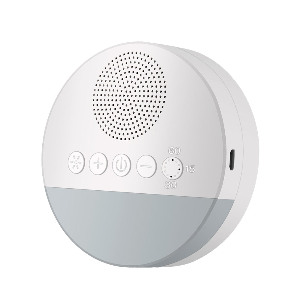Baby White Noise Machine USB Rechargeable Timed Shutdown Sleep Machine Baby Sleep Sound Player Night Light Timer Noise Player #R