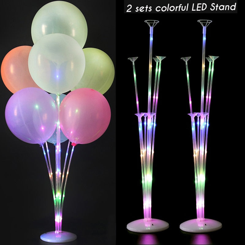 127cm Clear Balloon Column Stand Arch Balloons Holder Centerpieces for Wedding Decoration Birthday Baby Shower Party Supplies