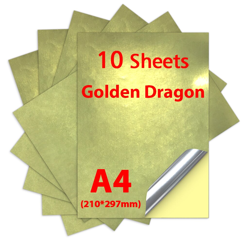 10 Sheets Printable Vinyl Sticker Paper Glossy adhesive Copy Paper 216*279mm Vinyl Printing Paper for Inkjet printer DIY Crafts