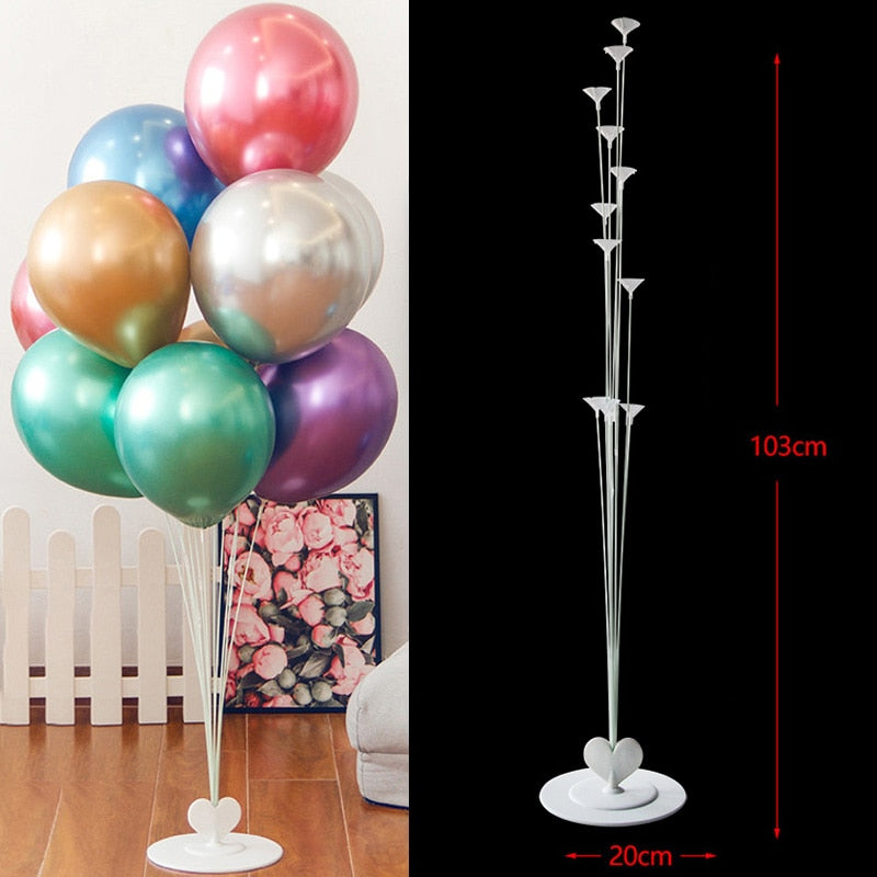 127cm Clear Balloon Column Stand Arch Balloons Holder Centerpieces for Wedding Decoration Birthday Baby Shower Party Supplies