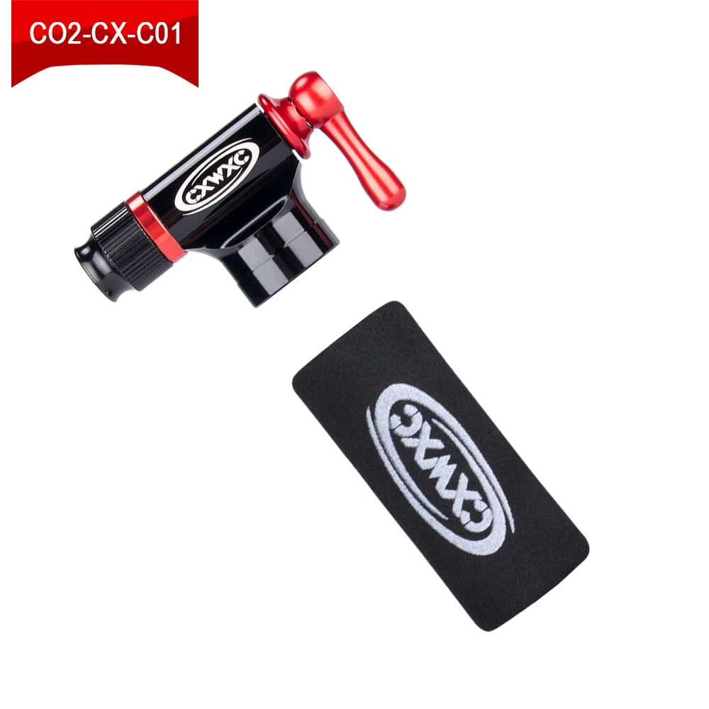 CO2 Inflator Bicycle Pump (No CO2 Cartridges), Mini Hand Bike Pump, Mountain Road Cycling Accessories, Bicycle Tire Repair Kit