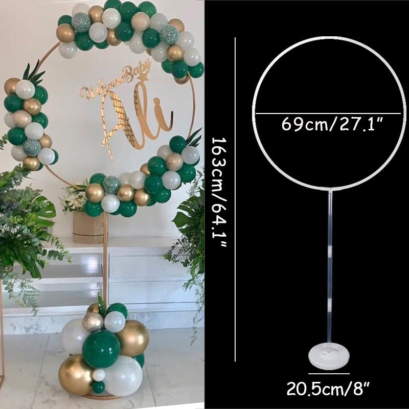 127cm Clear Balloon Column Stand Arch Balloons Holder Centerpieces for Wedding Decoration Birthday Baby Shower Party Supplies