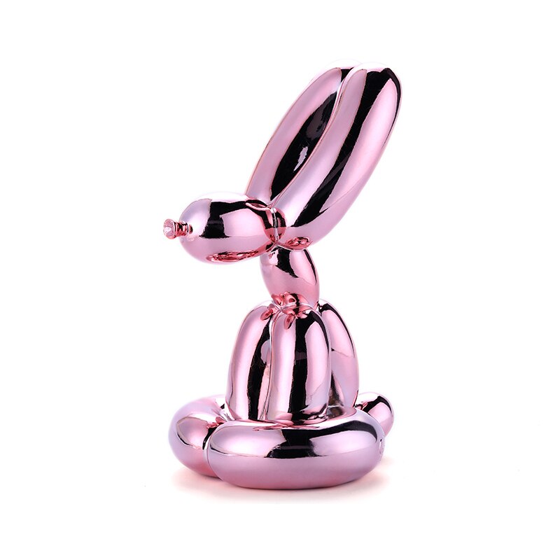 Plating Balloon Rabbit Statue Resin Sculpture Home Decor Modern Nordic Home Decoration Accessories for Living Room Animal Figure