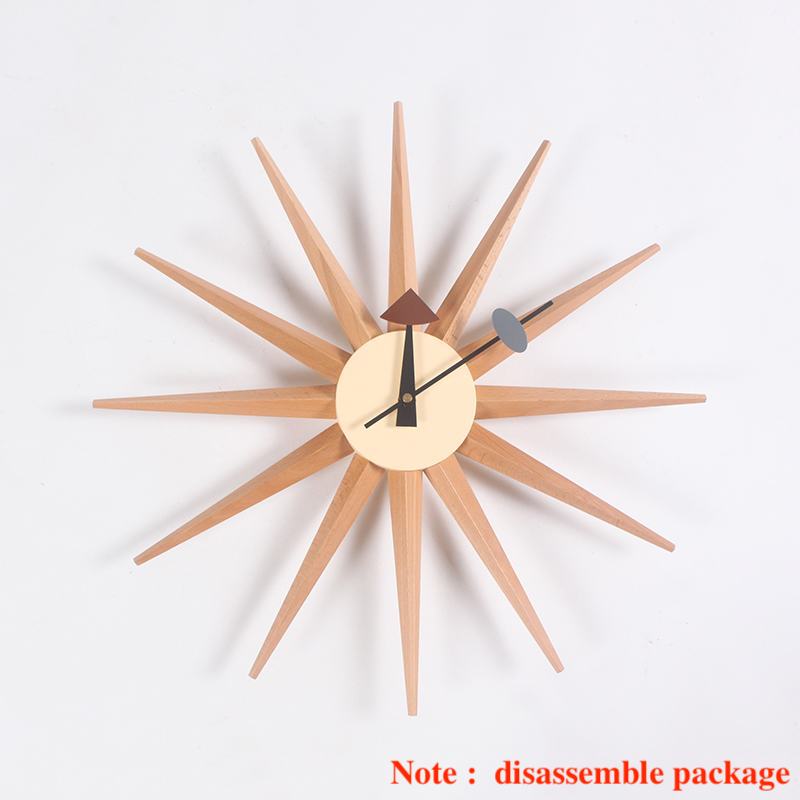 wall clock modern design zegar scienny horloge murale moderne digital home decoration accessories relogio parede wandklok wood