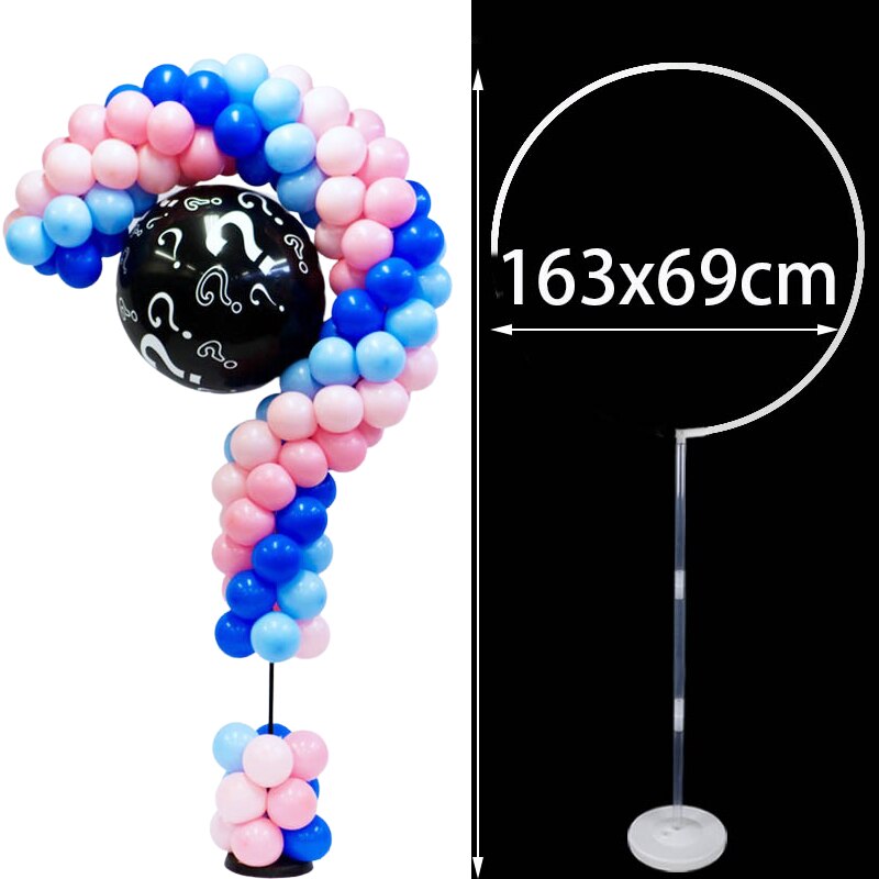 127cm Clear Balloon Column Stand Arch Balloons Holder Centerpieces for Wedding Decoration Birthday Baby Shower Party Supplies