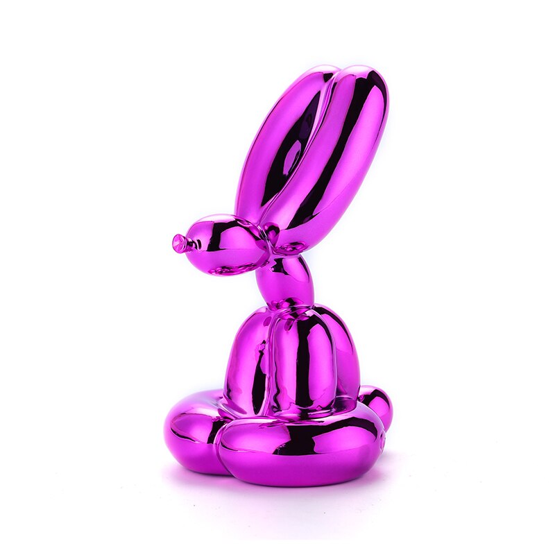Plating Balloon Rabbit Statue Resin Sculpture Home Decor Modern Nordic Home Decoration Accessories for Living Room Animal Figure