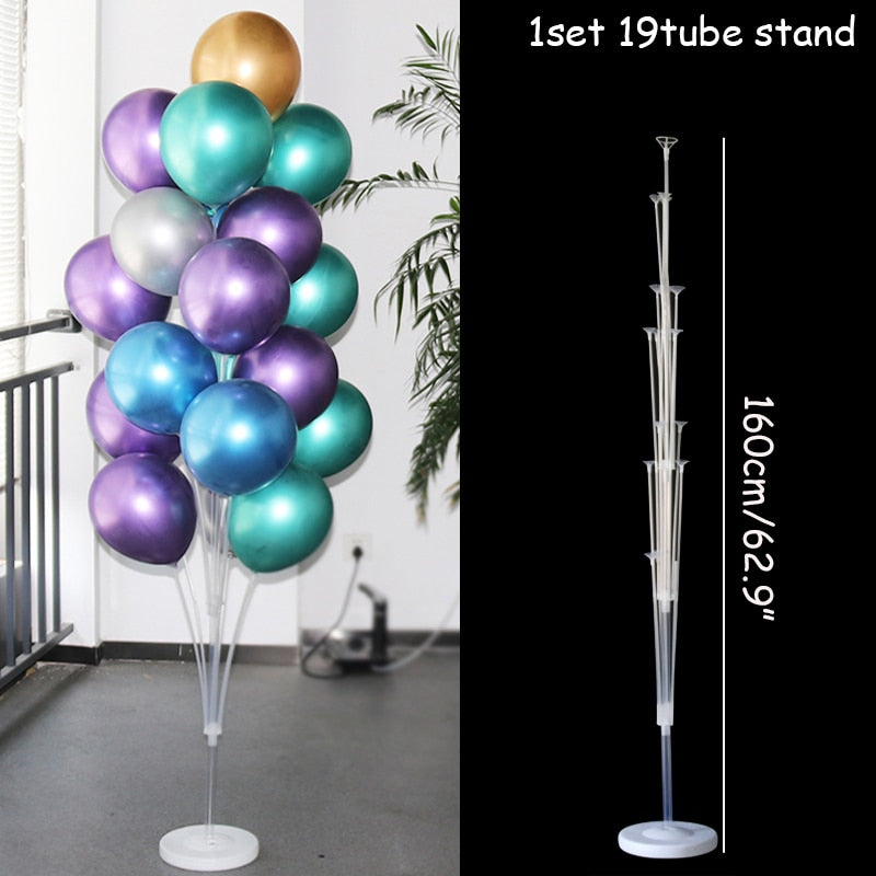 127cm Clear Balloon Column Stand Arch Balloons Holder Centerpieces for Wedding Decoration Birthday Baby Shower Party Supplies