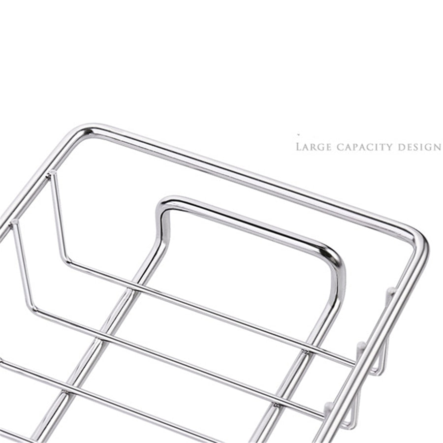 Adjustable Sink Drain Rack Sponge Storage Faucet Holder Soap Drainer Shelf Basket Organizer Kitchen Bathroom Accessories