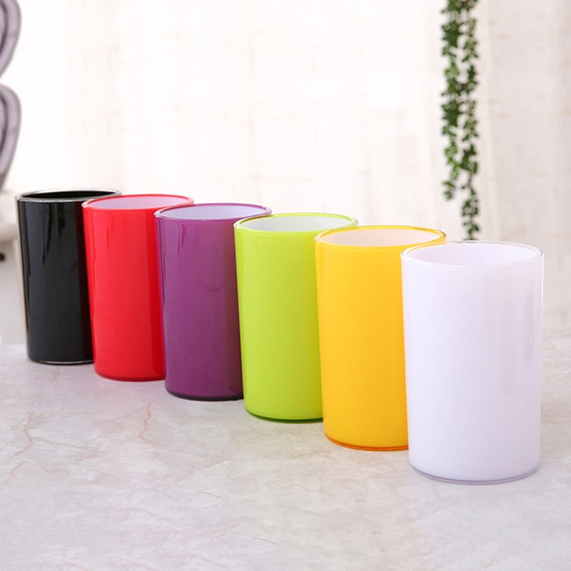4 Pcs/Set Bathroom Accessories Suit Plastic Soap Dispenser Cup Toothbrush Holder Soap Dish Set