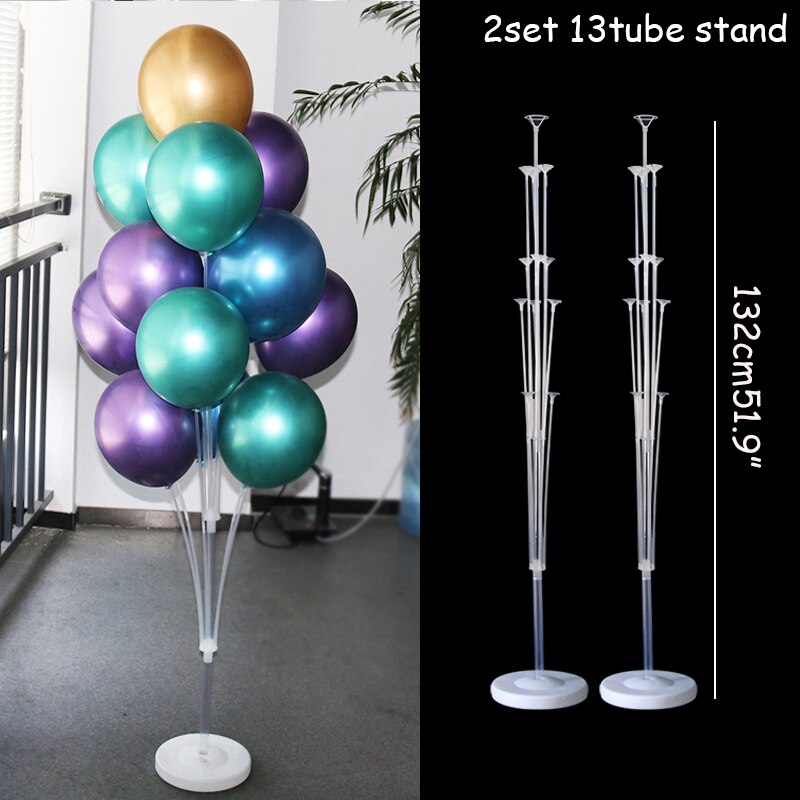 127cm Clear Balloon Column Stand Arch Balloons Holder Centerpieces for Wedding Decoration Birthday Baby Shower Party Supplies