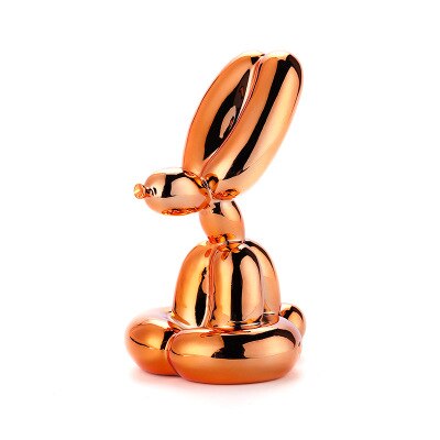 Plating Balloon Rabbit Statue Resin Sculpture Home Decor Modern Nordic Home Decoration Accessories for Living Room Animal Figure
