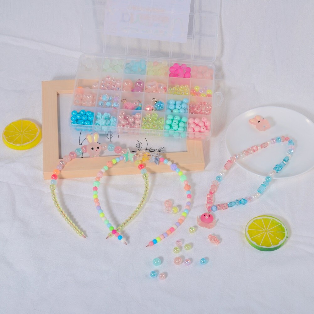Easy braided Letter Beads Jewelry Making Supplies Kit Beads Wire For Firendship Necklace Bracelet DIY Jewelry Making Kit Finding