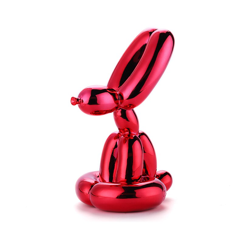 Plating Balloon Rabbit Statue Resin Sculpture Home Decor Modern Nordic Home Decoration Accessories for Living Room Animal Figure