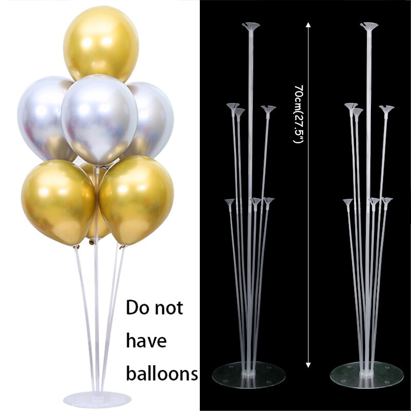 127cm Clear Balloon Column Stand Arch Balloons Holder Centerpieces for Wedding Decoration Birthday Baby Shower Party Supplies
