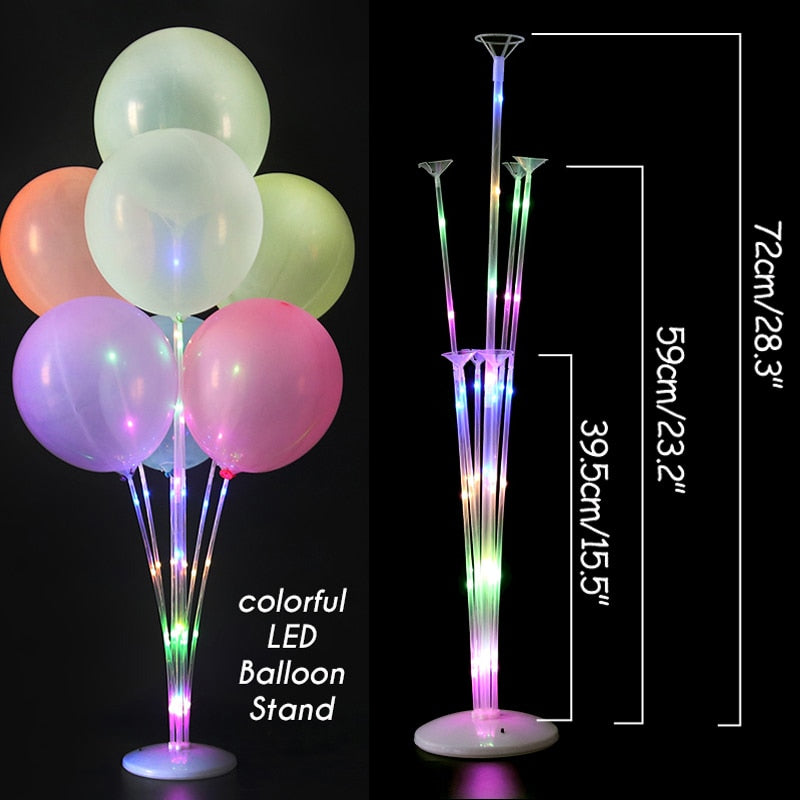 127cm Clear Balloon Column Stand Arch Balloons Holder Centerpieces for Wedding Decoration Birthday Baby Shower Party Supplies
