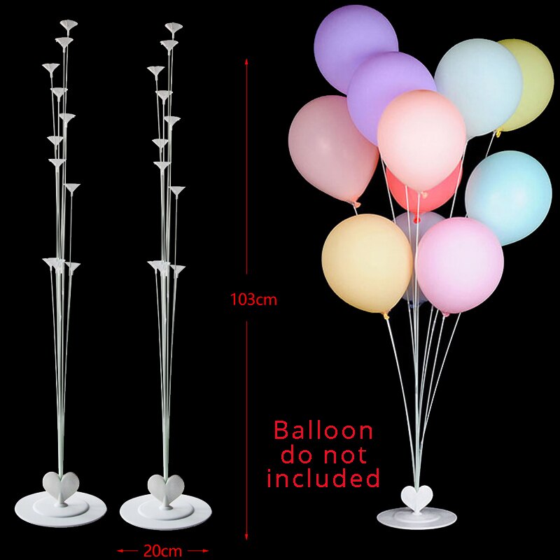 127cm Clear Balloon Column Stand Arch Balloons Holder Centerpieces for Wedding Decoration Birthday Baby Shower Party Supplies
