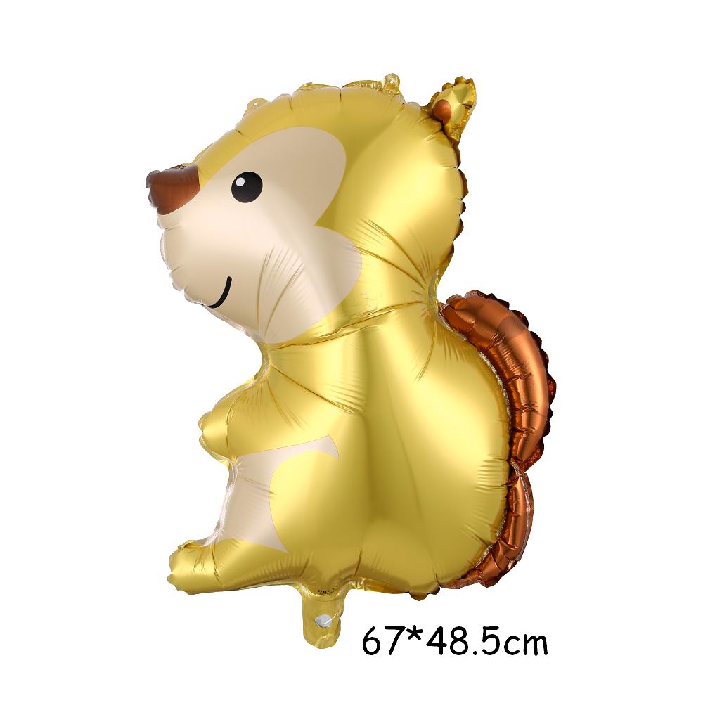Jungle Safari Forest Party Decorations Raccoon Hedgehog Squirrel Fox Animals Balloons Wild One Baby Shower Birthday Party Globos
