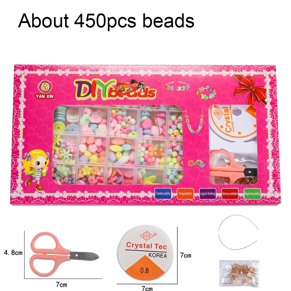 Easy braided Letter Beads Jewelry Making Supplies Kit Beads Wire For Firendship Necklace Bracelet DIY Jewelry Making Kit Finding
