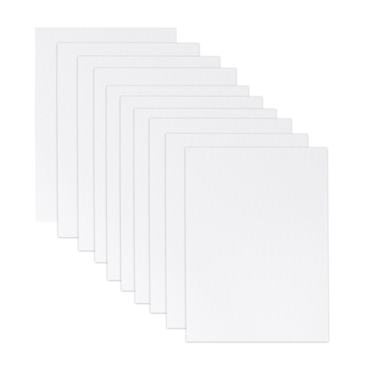 10pcs Board Primed Acrylic Paint Oil Painting Watercolor Art Supplies Kids Accessories Beginner White Blank Canvas Panel Artist