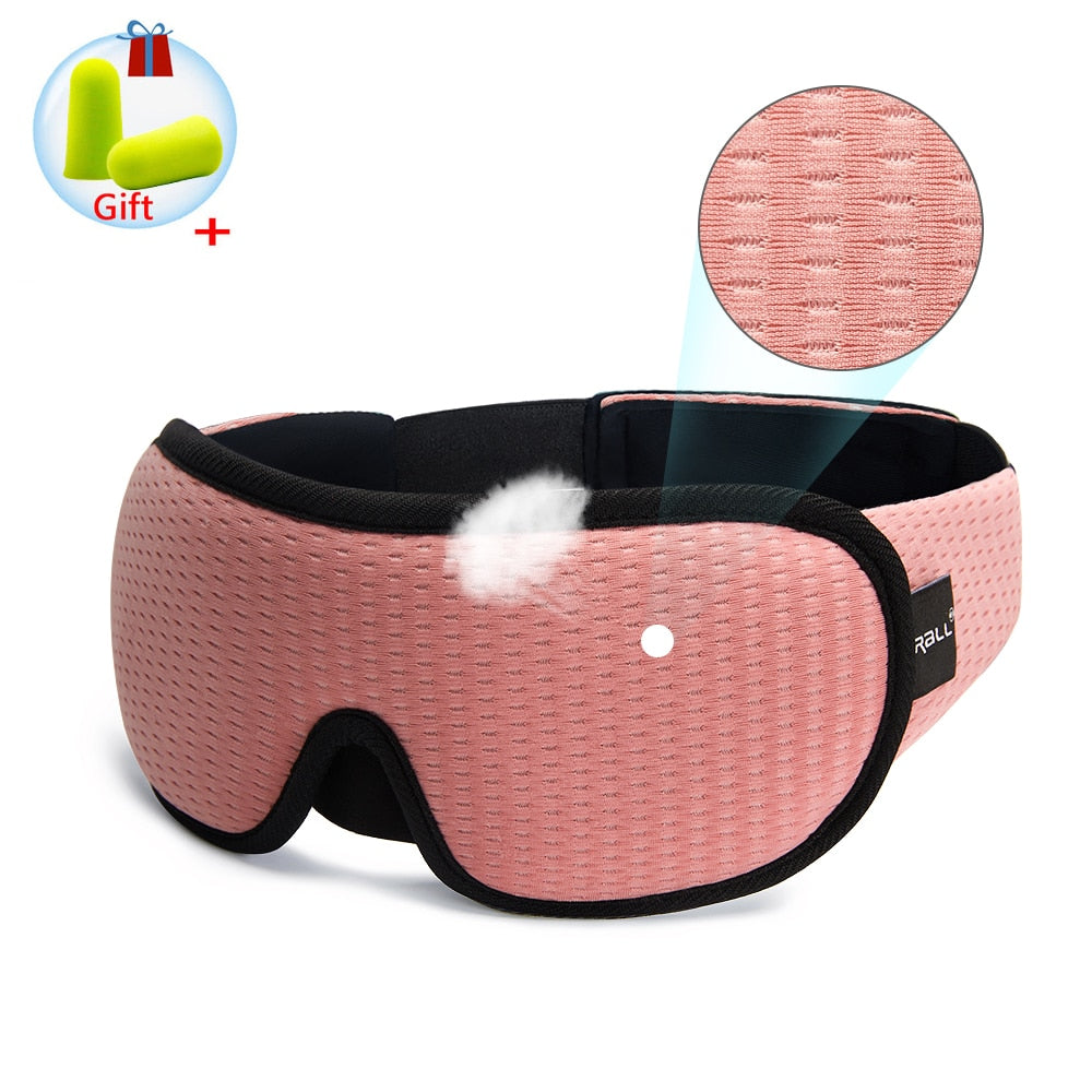 3D Sleeping Mask Block Out Light Sleep Mask For Eyes Soft Sleeping Aid Eye Mask for Travel Eyeshade Night Breathable Slaapmasker