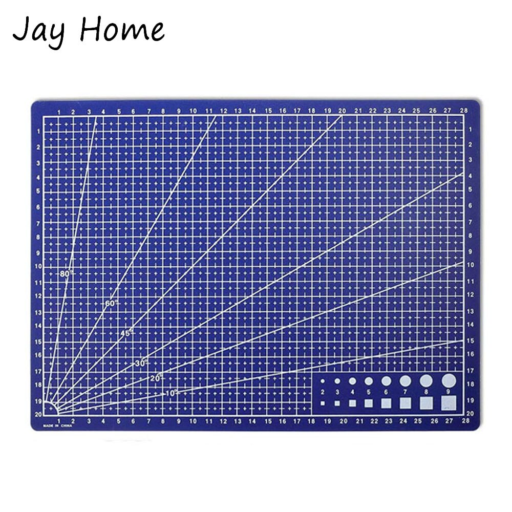 15Pcs 45mm Rotary Cutter Kit & Cutting Mat & Patchwork Ruler & Sewing Clips for Cloths Fabric Leather DIY Sewing Craft