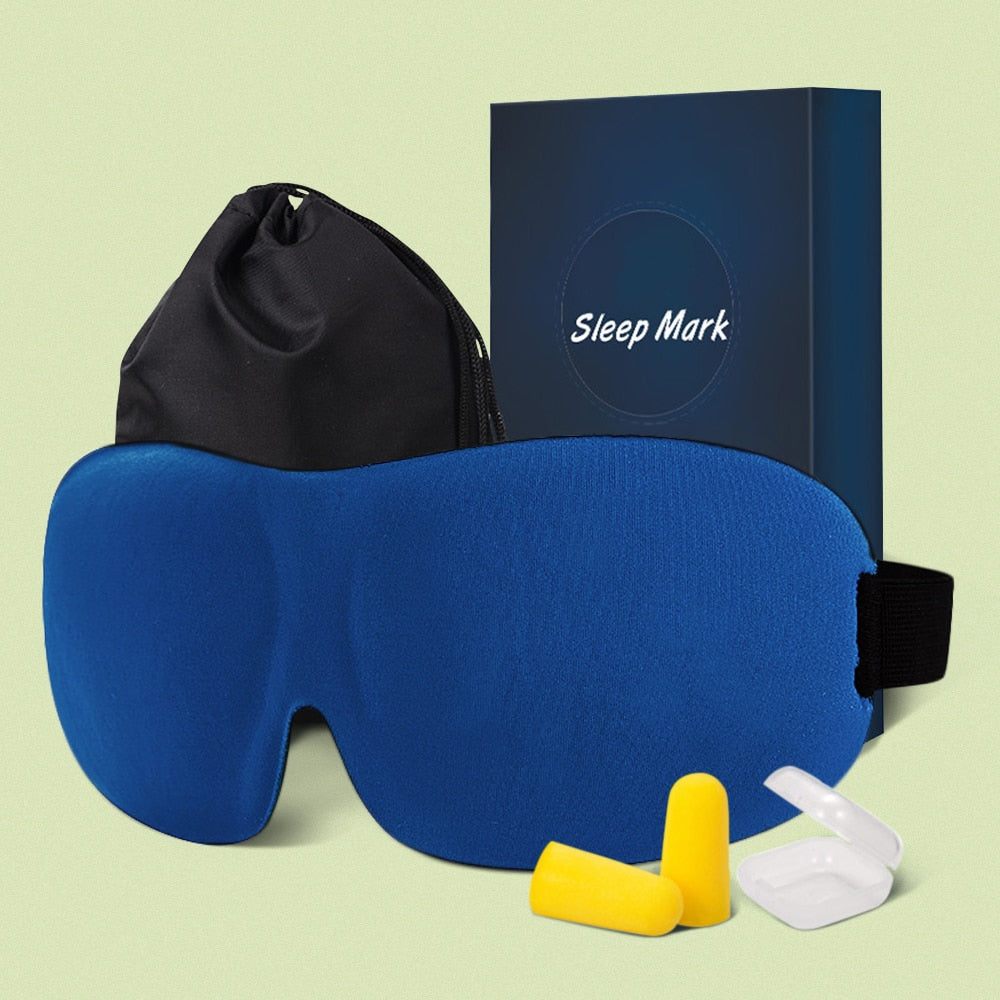 3D Sleeping Mask 100% Blackout Blindfold Sleep Mask for Eyes Smooth Sleep Eye Mask Sleeping Aid Eye Mask for Travel Slaapmasker