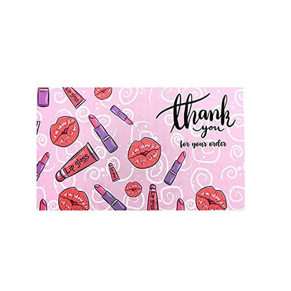 10-50pcs Thank You Cards for Supporting My Business Thanks Greeting Card 2*3.5inch Appreciation Cardstock for Gift Decor Card