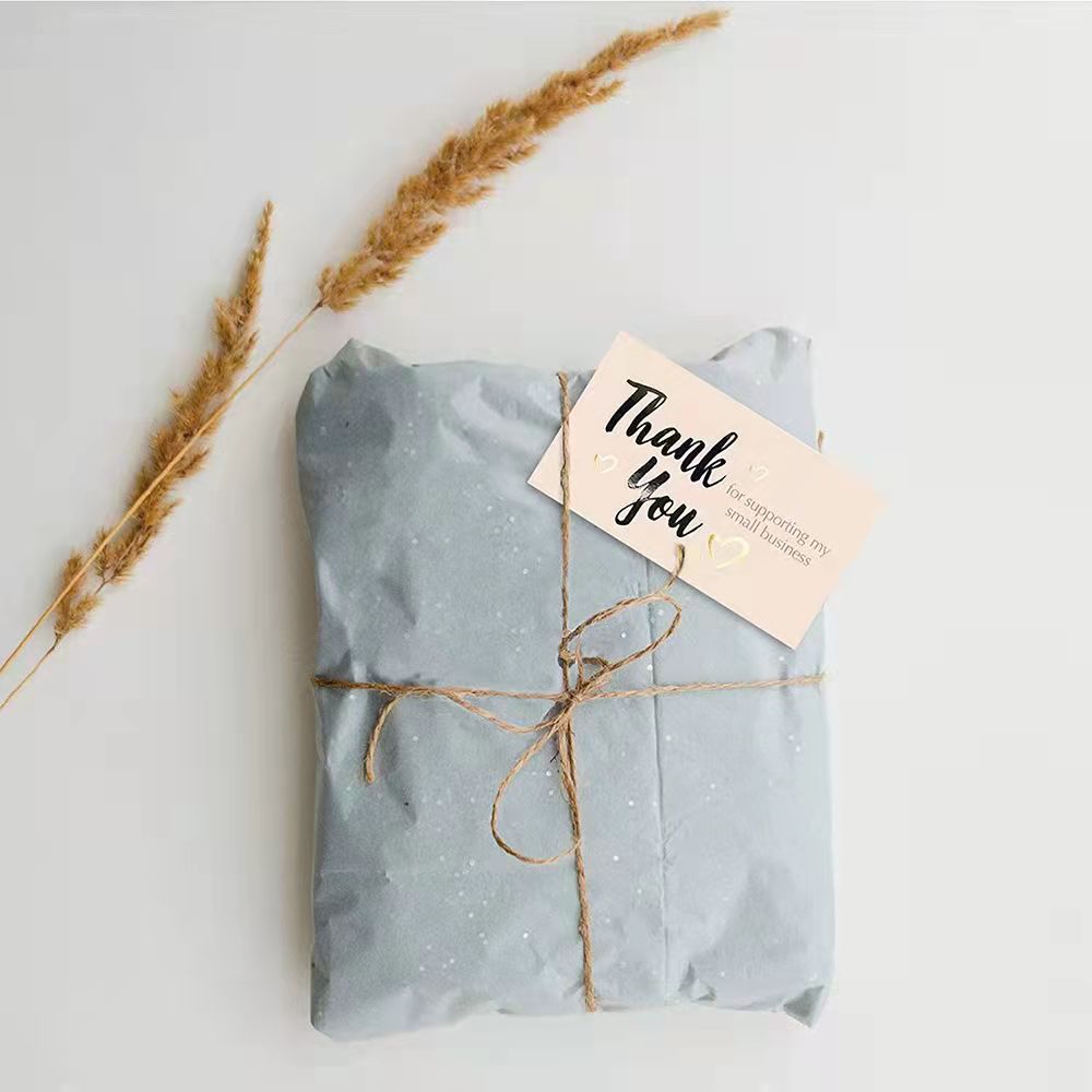 10-50pcs Thank You Cards for Supporting My Business Thanks Greeting Card 2*3.5inch Appreciation Cardstock for Gift Decor Card
