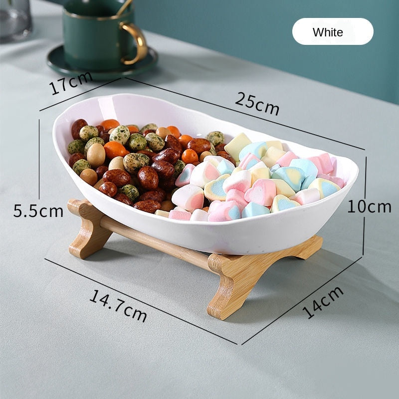 2021 Living Room Home Three-layer Plastic Fruit Plate Snack Dish Creative Modern Dried Fruit Bowl Basket Candy Cake Stand
