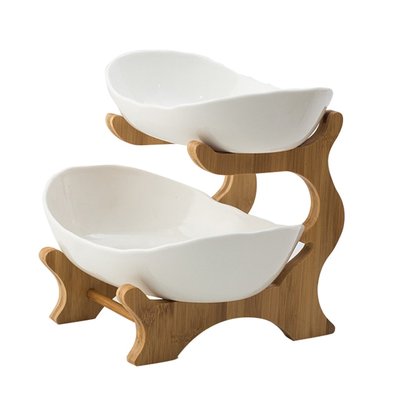 2021 Living Room Home Three-layer Plastic Fruit Plate Snack Dish Creative Modern Dried Fruit Bowl Basket Candy Cake Stand