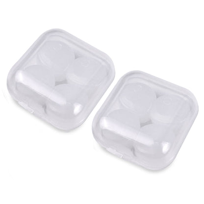 16/ 8Pcs Soft Silicone Earplugs White Noise Reduction Soundproof Earplug Waterproof Swimming Accessories Ear Plugs for Sleep