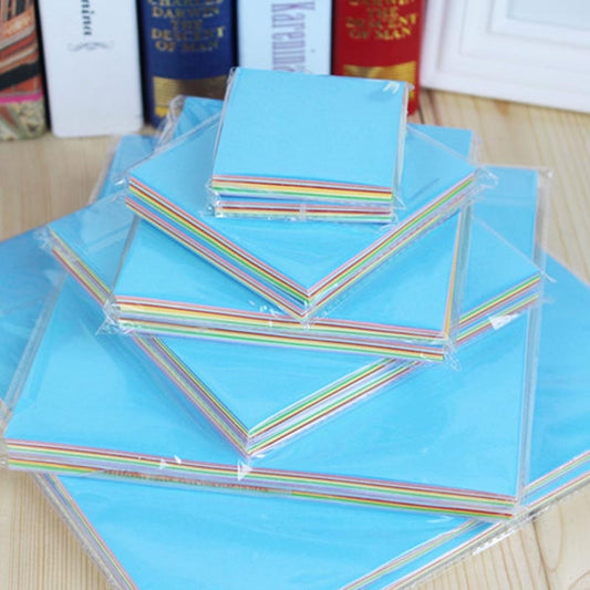 100pcs / Set Double Sides Square Origami Paper DIY Scrapbooking Craft Decor Scrapbook Cardstock Kids Handmade Solid Color