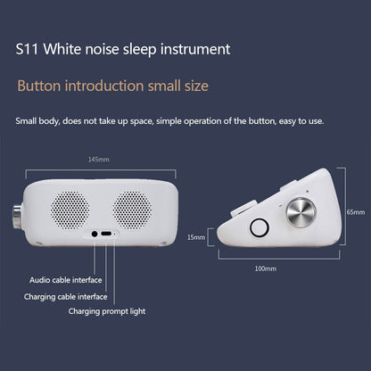 Portable White Noise Baby White Noise Toy Machine USB Rechargeable White Sleep Sound Machine Timing Sleeping Monitors Insomnia