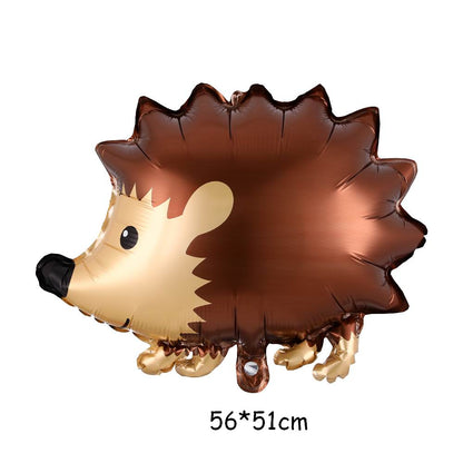 Jungle Safari Forest Party Decorations Raccoon Hedgehog Squirrel Fox Animals Balloons Wild One Baby Shower Birthday Party Globos