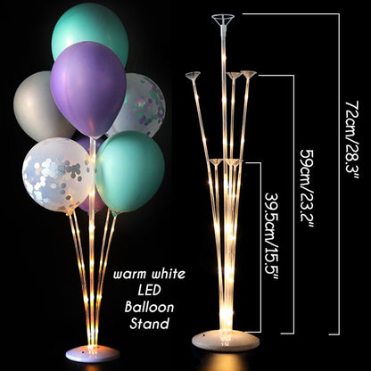 127cm Clear Balloon Column Stand Arch Balloons Holder Centerpieces for Wedding Decoration Birthday Baby Shower Party Supplies