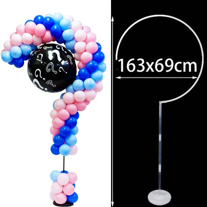 127cm Clear Balloon Column Stand Arch Balloons Holder Centerpieces for Wedding Decoration Birthday Baby Shower Party Supplies