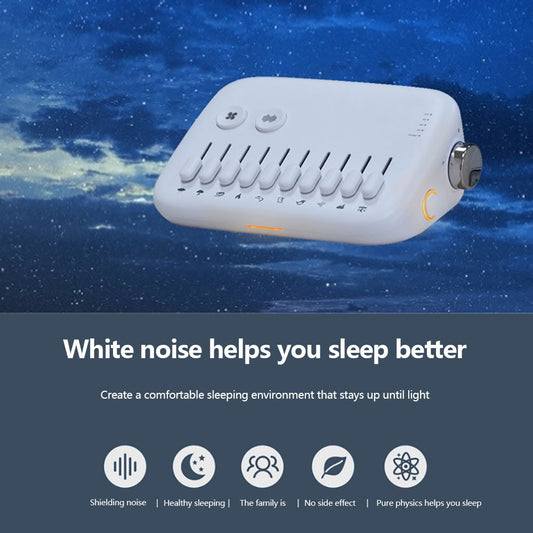 Portable White Noise Baby White Noise Toy Machine USB Rechargeable White Sleep Sound Machine Timing Sleeping Monitors Insomnia