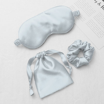 Sleeping Mask Silk Eye Night Mask Sleep Band Aid Eyes Cover Sort Patches For Women Blindfold Health Breathing Relax Nap Bandage