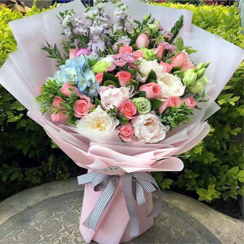 10 Pieces 50*65 Cm Tissue Paper DIY Handmade Craft Paper Flowers Gift Packing Wedding  Festive & Party Home Decoration Supplies
