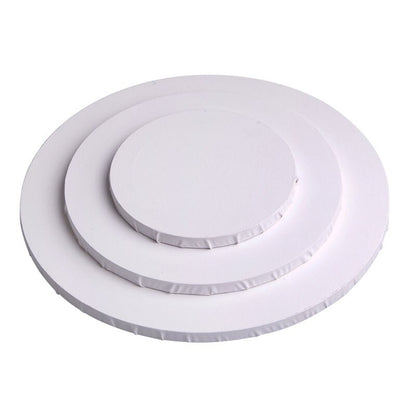 1pc 20/30/40cm White Blank Panels Round Canvas Board Wooden Frame Art Artist Painting Crafts Art Supplies C26
