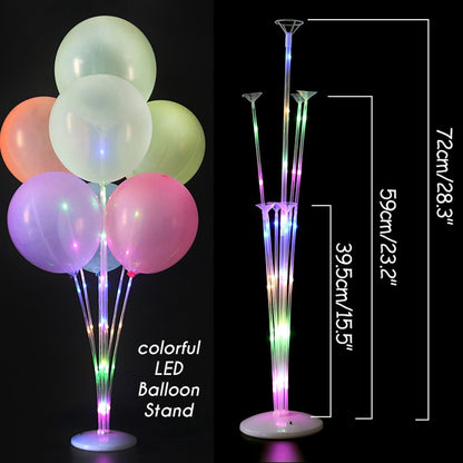 127cm Clear Balloon Column Stand Arch Balloons Holder Centerpieces for Wedding Decoration Birthday Baby Shower Party Supplies