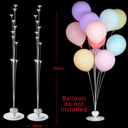 127cm Clear Balloon Column Stand Arch Balloons Holder Centerpieces for Wedding Decoration Birthday Baby Shower Party Supplies