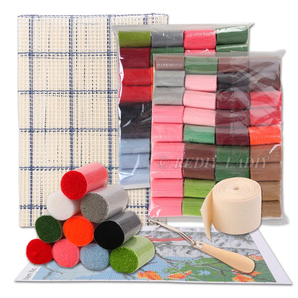Latch Hook Kits King of Lion Chunky Yarn Embroidery Crocheting Tapestry Kits Needlework Arts & Crafts DIY Carpet Rug 85*58cm