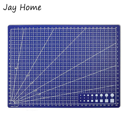 15Pcs 45mm Rotary Cutter Kit & Cutting Mat & Patchwork Ruler & Sewing Clips for Cloths Fabric Leather DIY Sewing Craft
