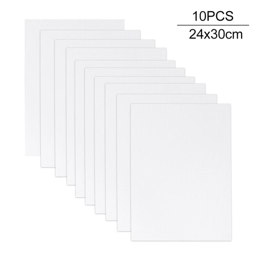 10pcs Board Primed Acrylic Paint Oil Painting Watercolor Art Supplies Kids Accessories Beginner White Blank Canvas Panel Artist