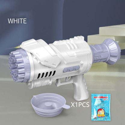 Hot Sales Electric Bubble Gun Gatlin Bubble Gun Machine Soap Bubbles  Magic Bubble for Bathroom  Outdoor Toys For Children